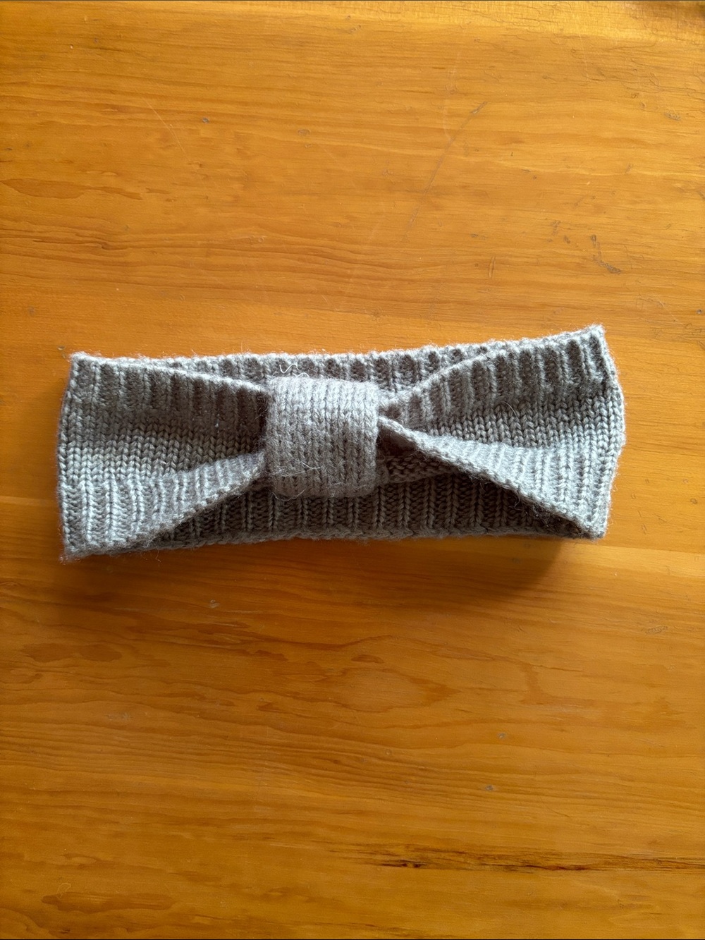Call It Spring Bow Headband in Light Grey